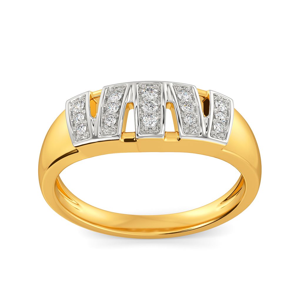 Out of Line Diamond Rings