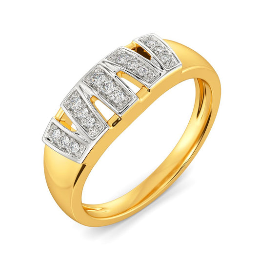 Out of Line Diamond Rings