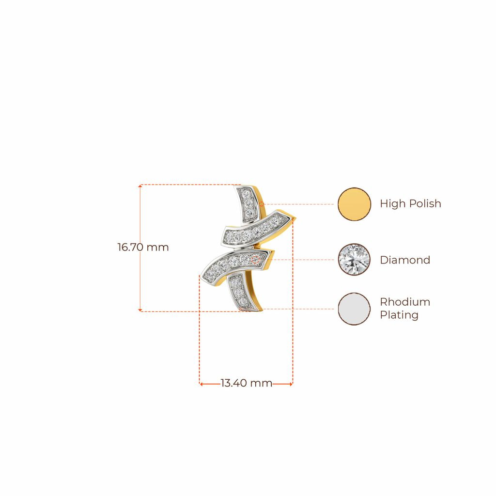 Drive to Strive Diamond Earrings