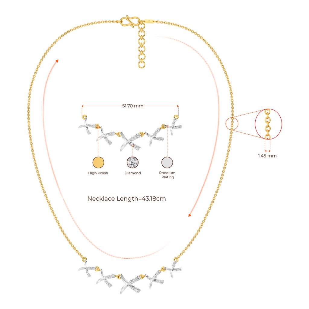Shirt Comfort Diamond Necklaces