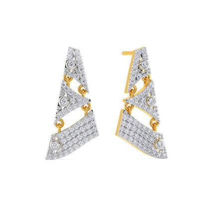 Hubby Shirt Diamond Earrings