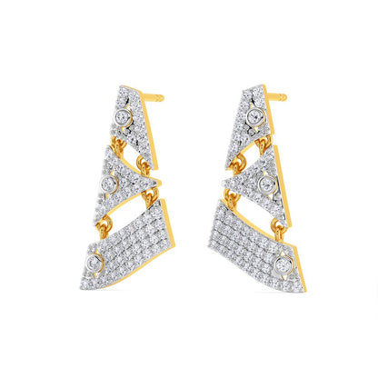 Hubby Shirt Diamond Earrings