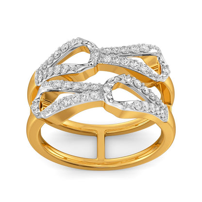 Comfy Buttons Diamond Rings