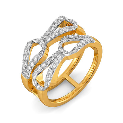 Comfy Buttons Diamond Rings