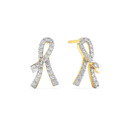 Comfy Buttons Diamond Earrings