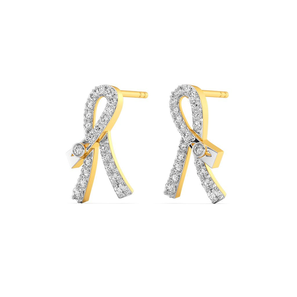 Comfy Buttons Diamond Earrings