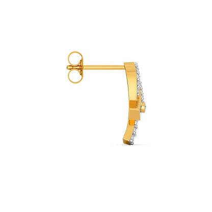 Comfy Buttons Diamond Earrings