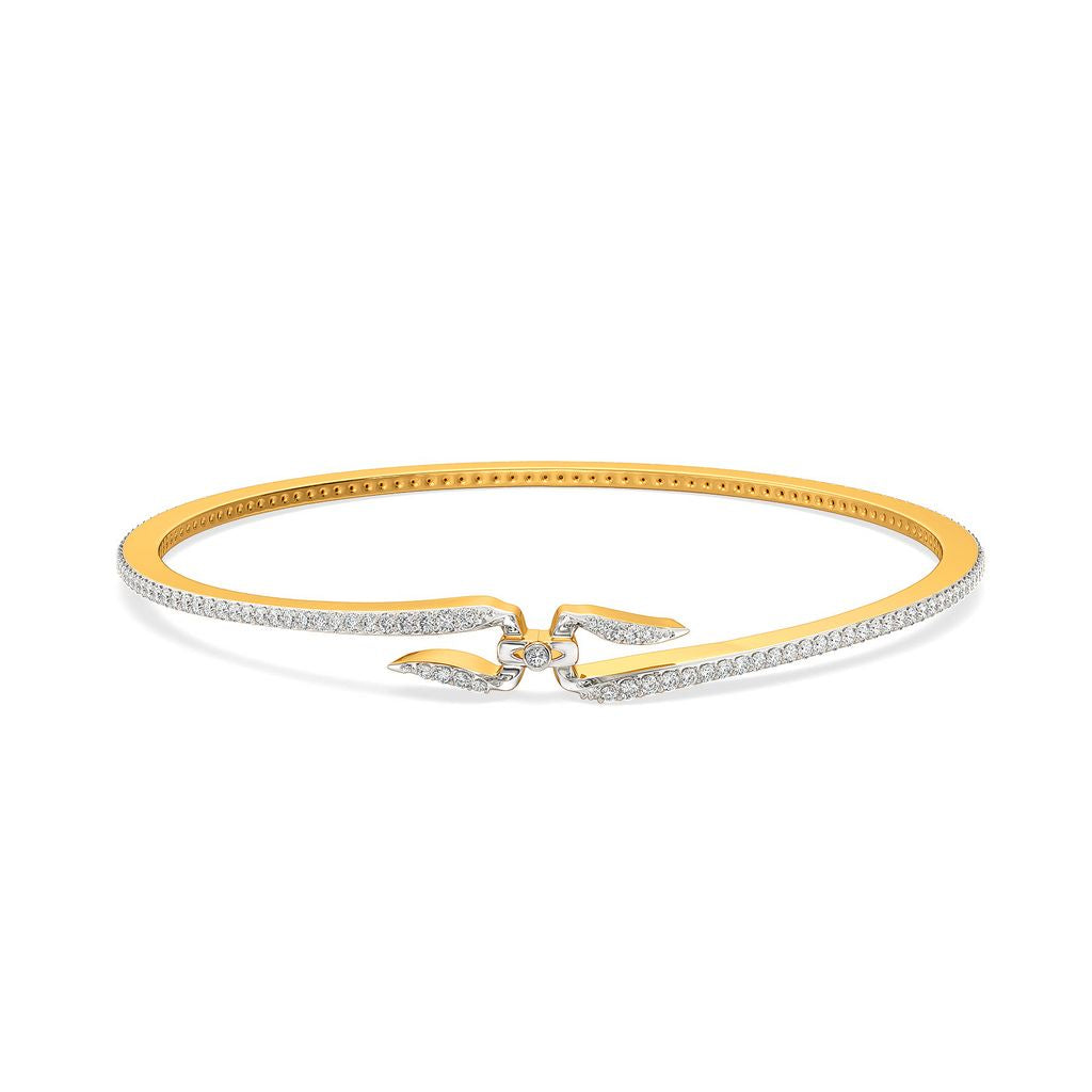 Comfy Buttons Diamond Bangles