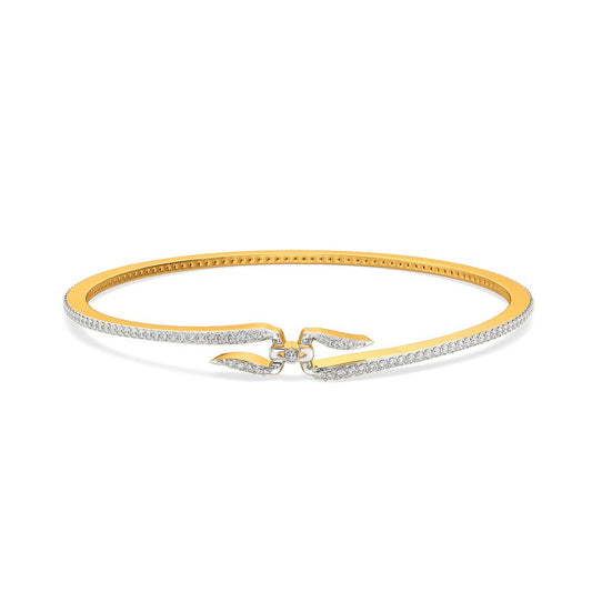 Comfy Buttons Diamond Bangles