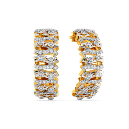 Love Over Sized Diamond Earrings