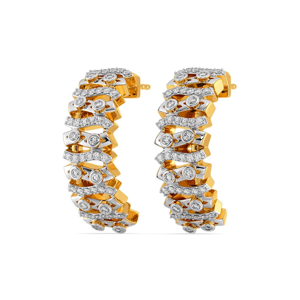 Love Over Sized Diamond Earrings