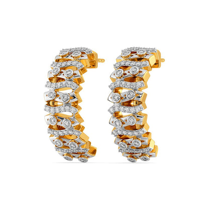 Love Over Sized Diamond Earrings