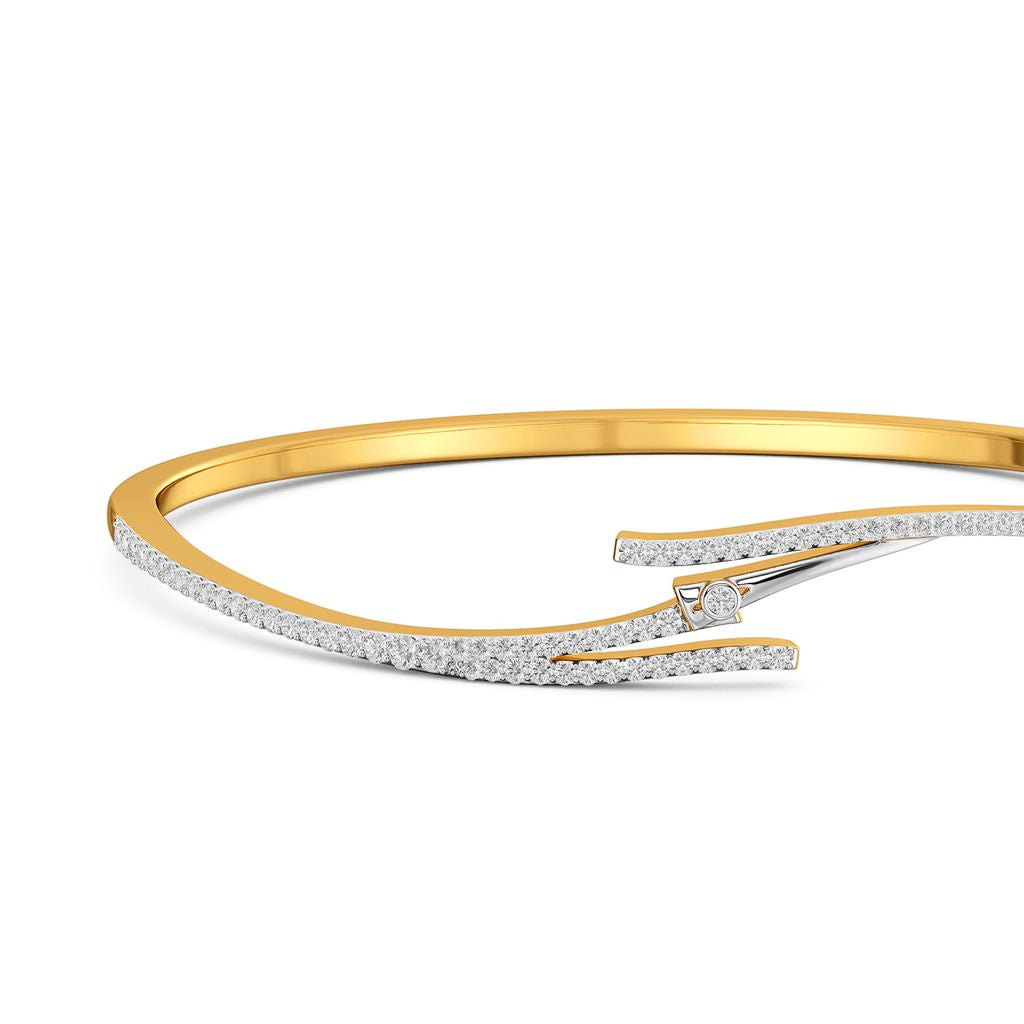Love Over Sized Diamond Bangles