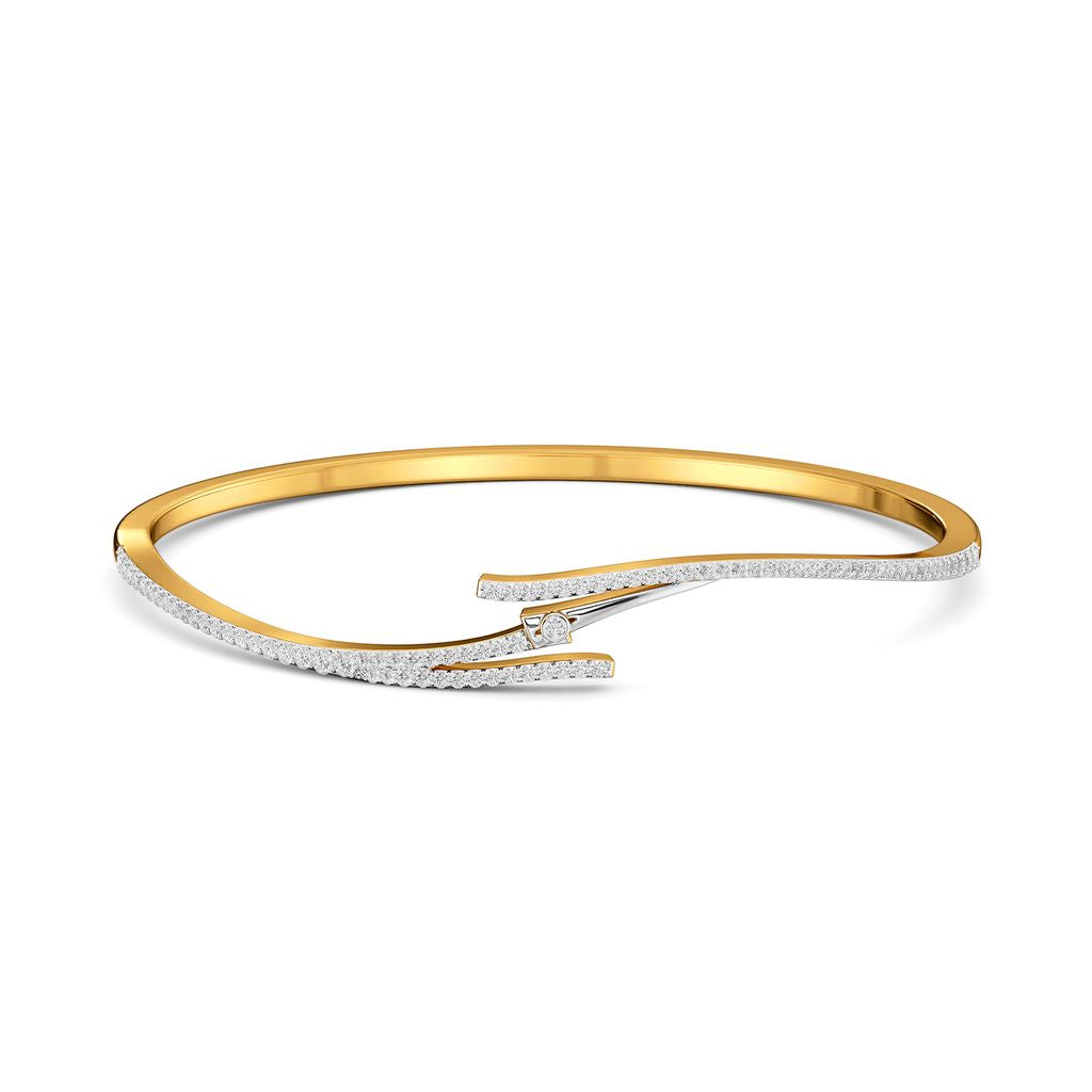 Love Over Sized Diamond Bangles