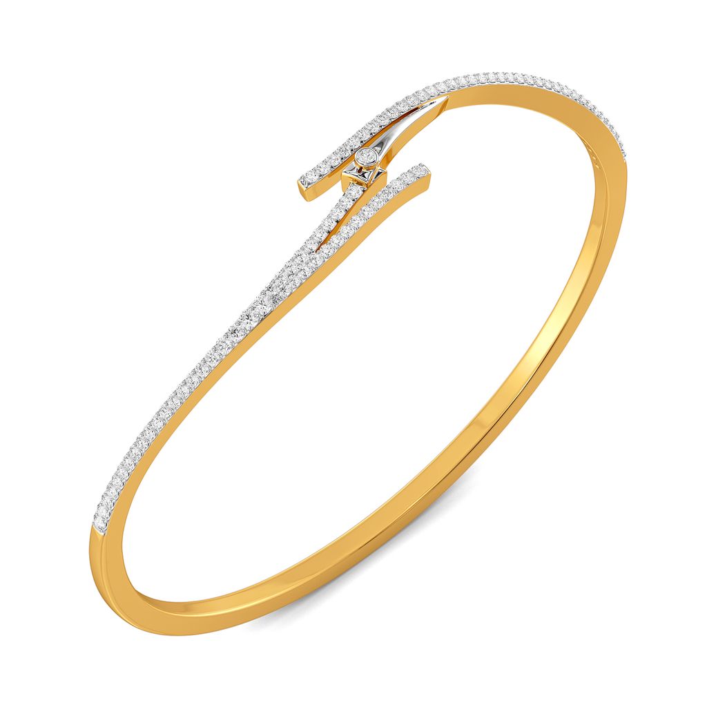 Love Over Sized Diamond Bangles
