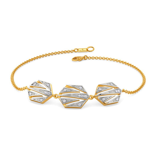 Sharp N Chic Diamond Bracelets