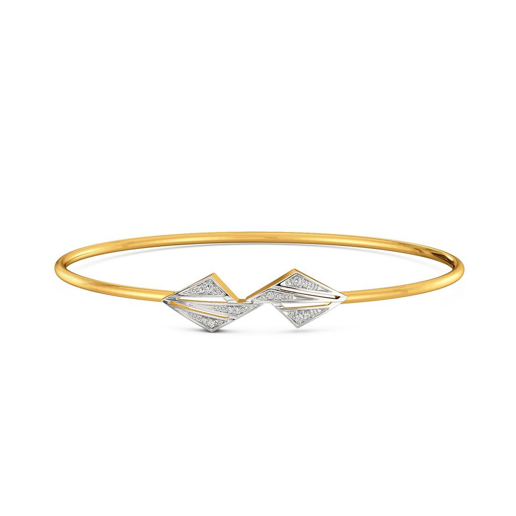 Sculpted for You Diamond Bangles