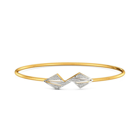 Sculpted for You Diamond Bangles