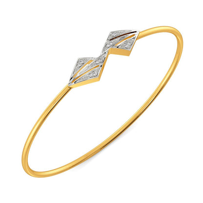 Sculpted for You Diamond Bangles