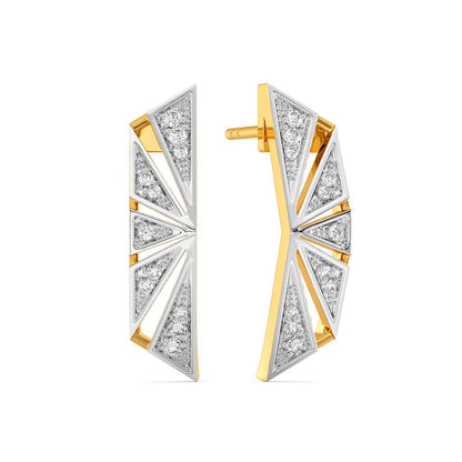 Suit Incharge Diamond Earrings
