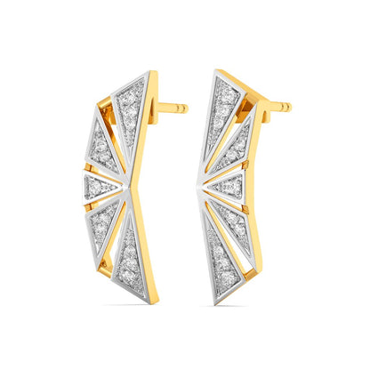 Suit Incharge Diamond Earrings
