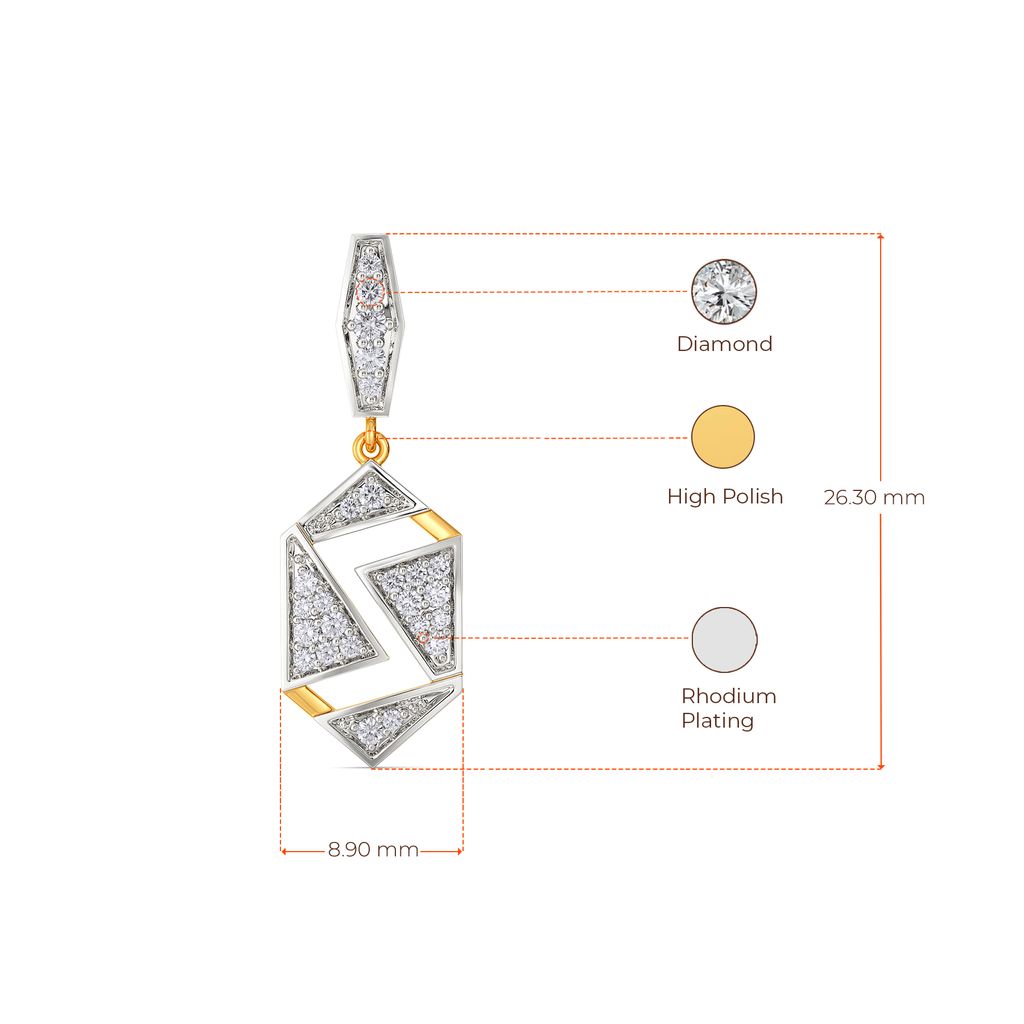 Vibe Authority Diamond Earrings