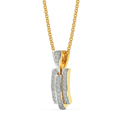 Toned Chic Diamond Pendants