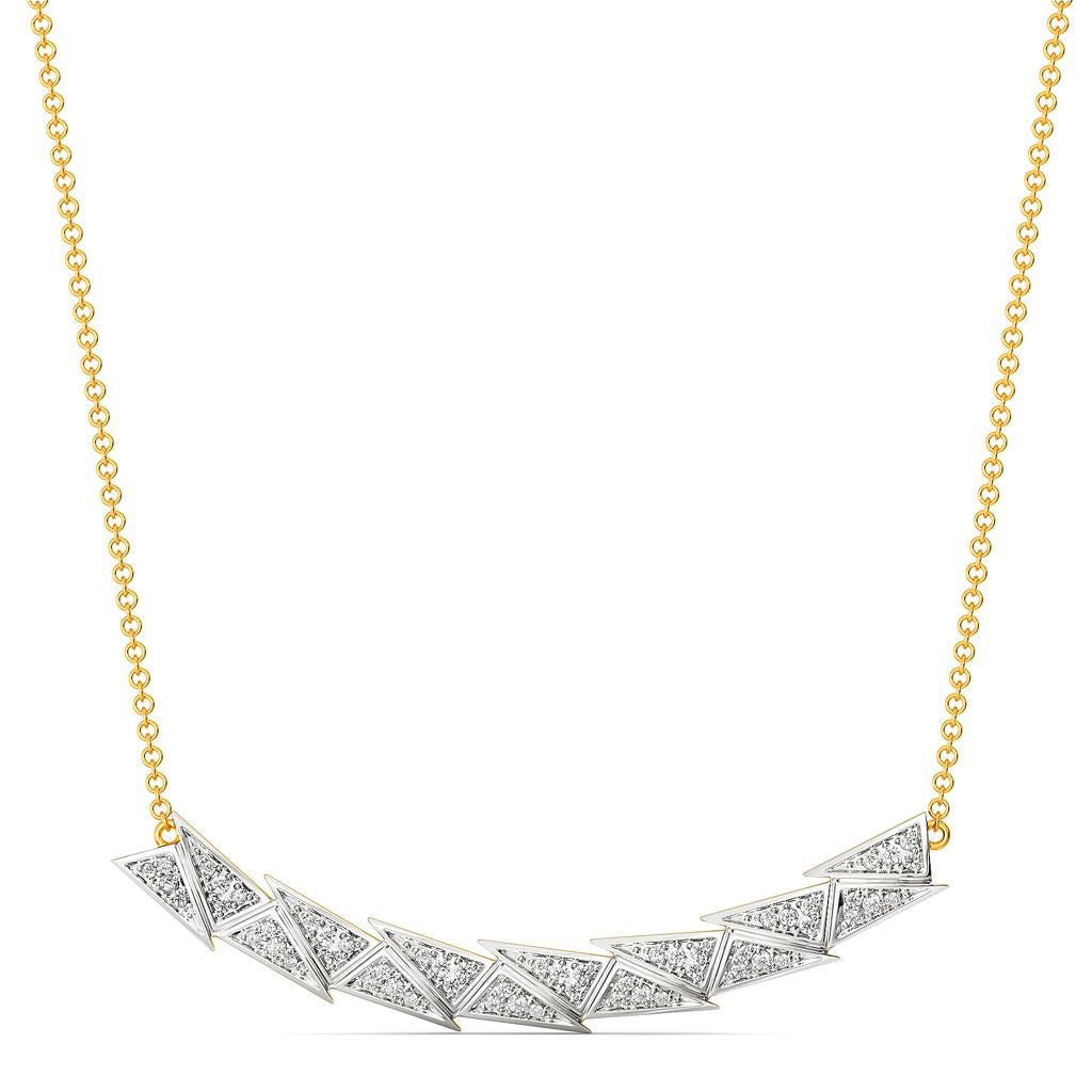 Grey Scale Diamond Necklaces