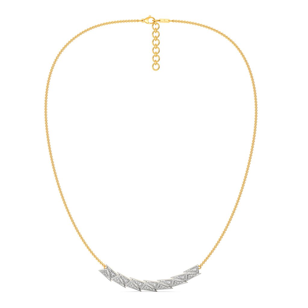 Grey Scale Diamond Necklaces