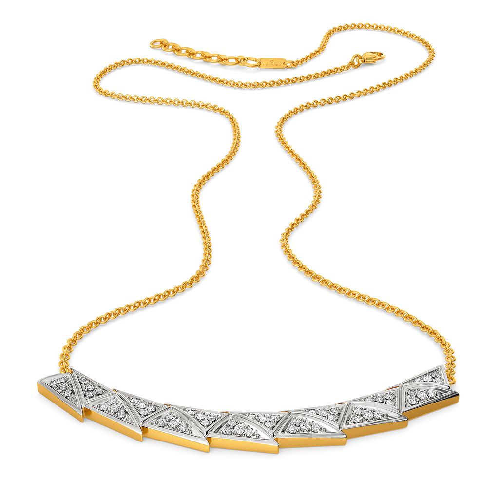 Grey Scale Diamond Necklaces