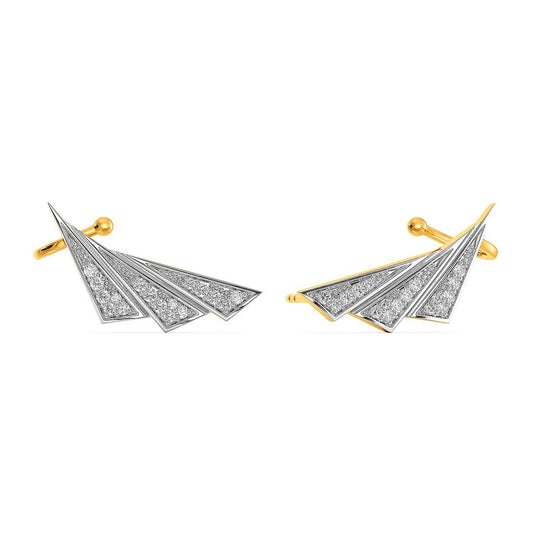 Sculpt Suit Diamond Earrings