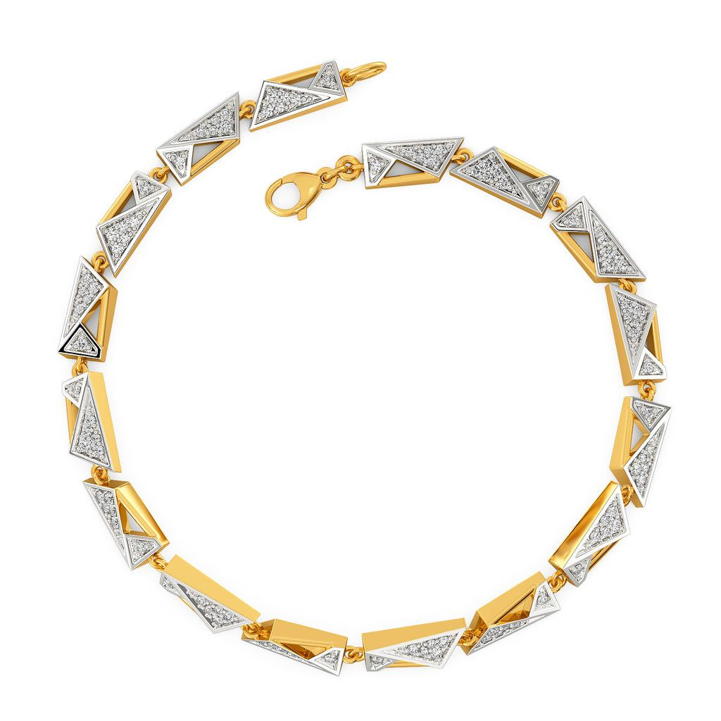Tone in Tune Diamond Bracelets