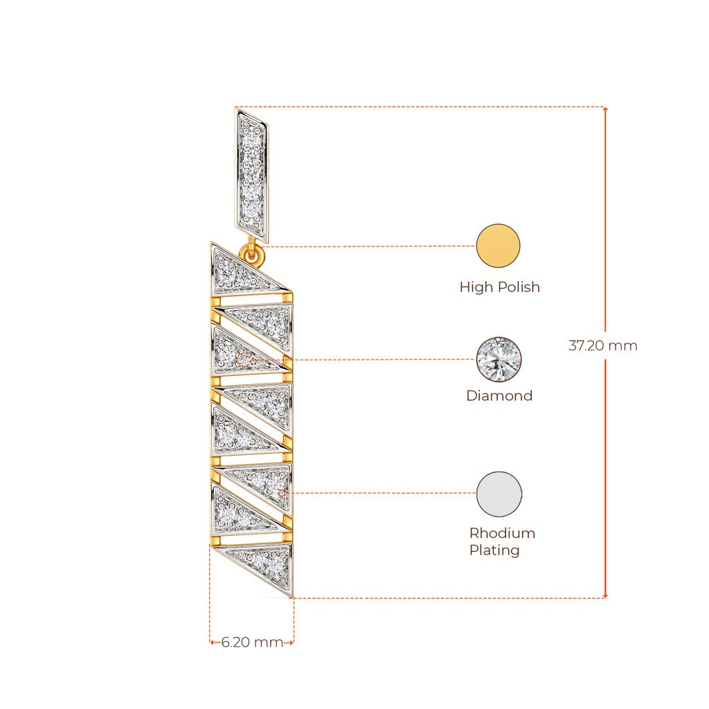 Bossy Chic Diamond Earrings