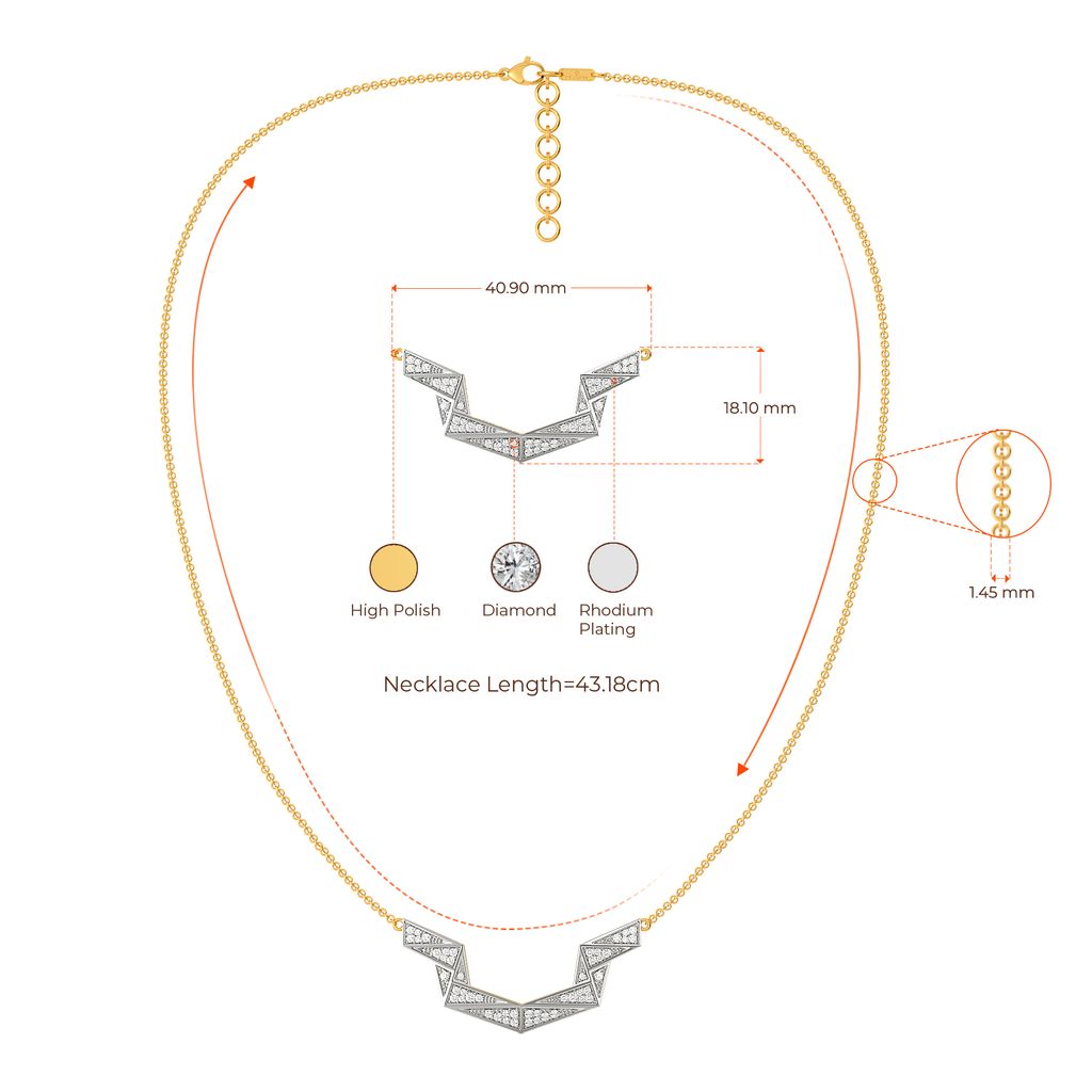 Chic Co-ords Diamond Necklaces