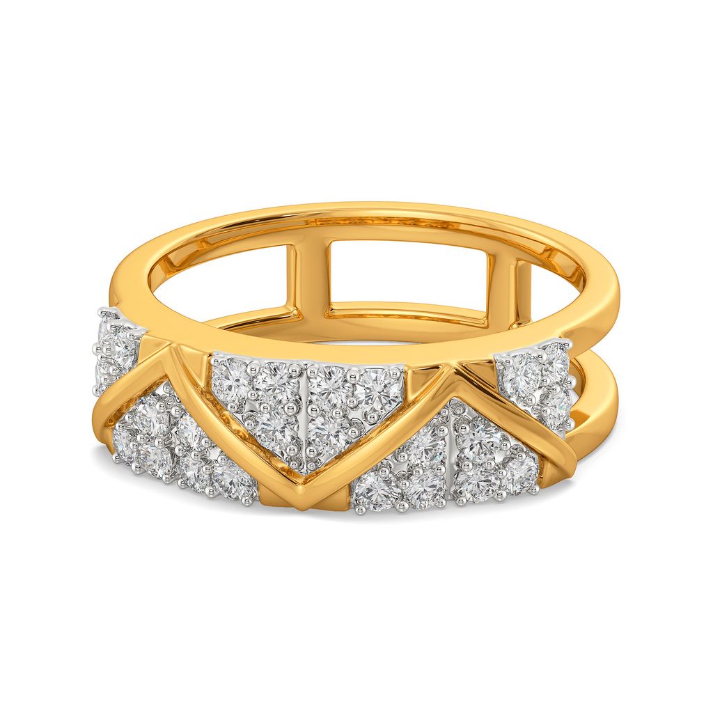 Sporty Chic Diamond Rings