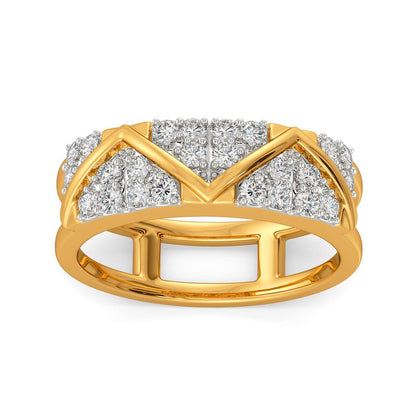 Sporty Chic Diamond Rings