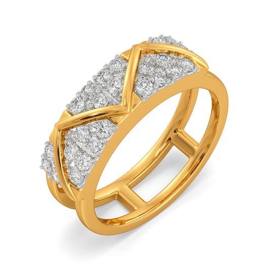 Sporty Chic Diamond Rings