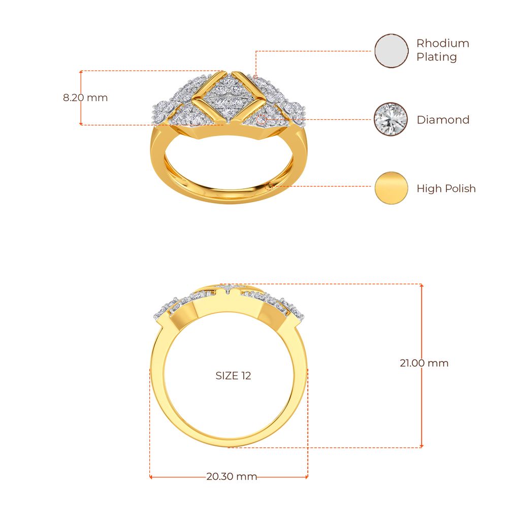 Active Adapt Diamond Rings
