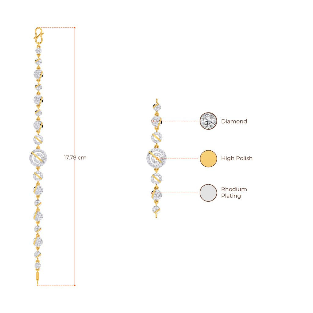 Hula Hoop Habit Diamond Bracelets