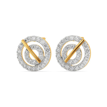 Hula Hoop Habit Diamond Earrings