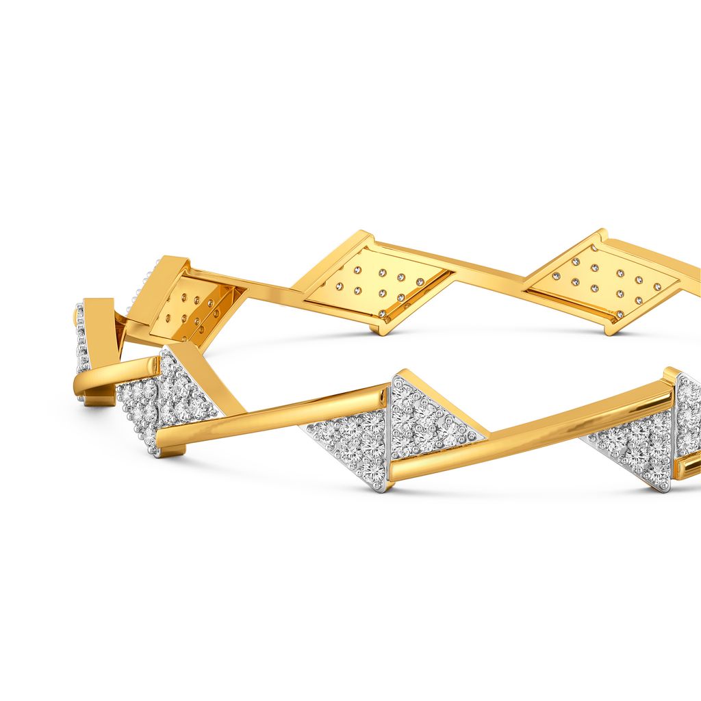 Easy Tracks Diamond Bangles