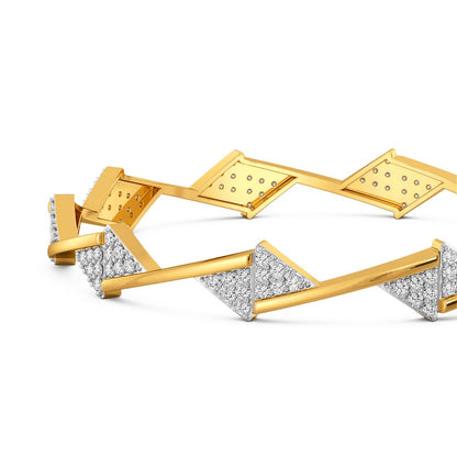 Easy Tracks Diamond Bangles