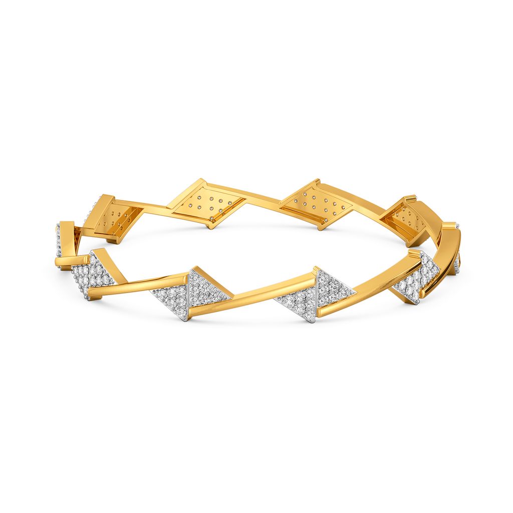 Easy Tracks Diamond Bangles