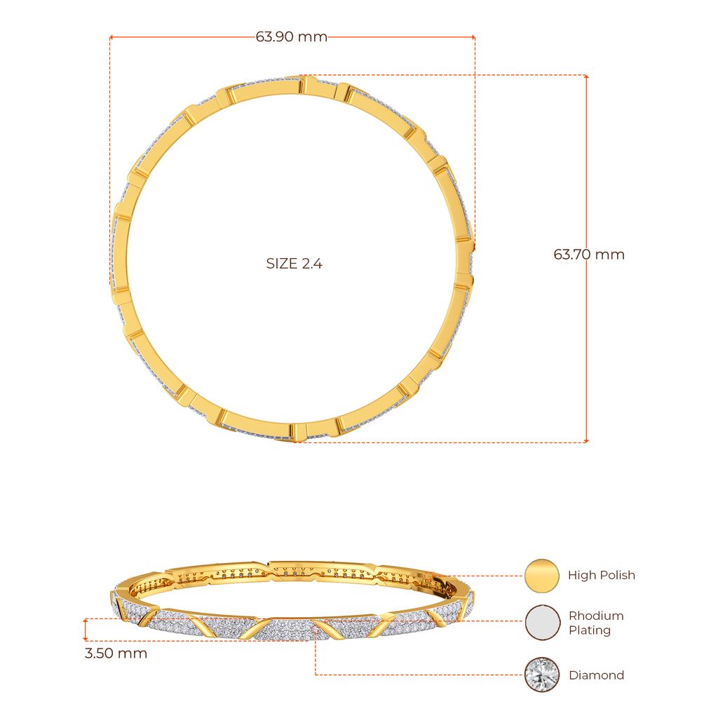 Short N Sport Diamond Bangles