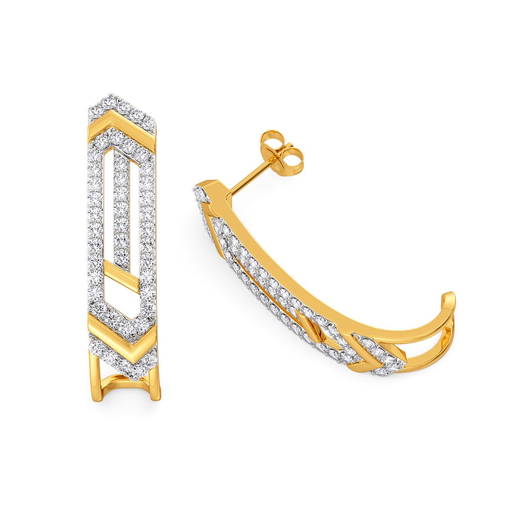 Comfort Marathon Diamond Earrings