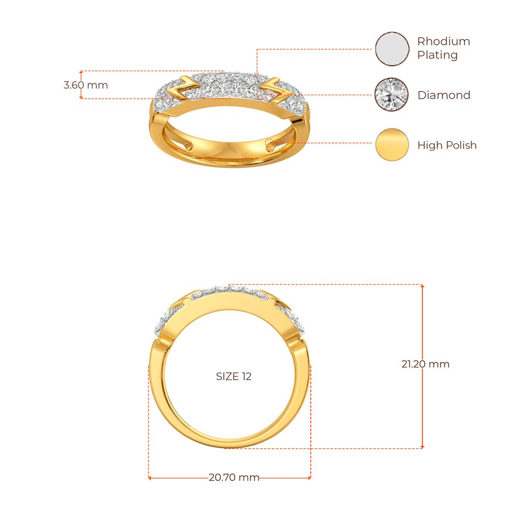 Sporty Devotee Diamond Rings