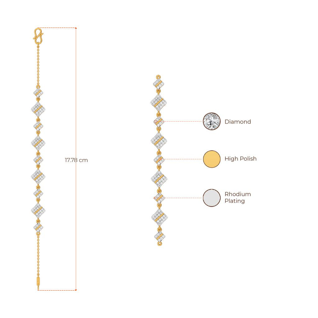 Fitness Goals Diamond Bracelets