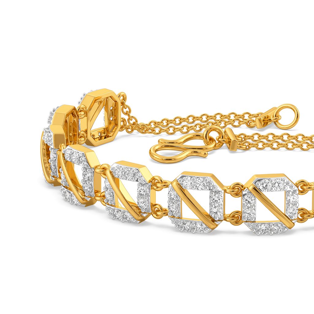 Track Suit Up Diamond Bracelets