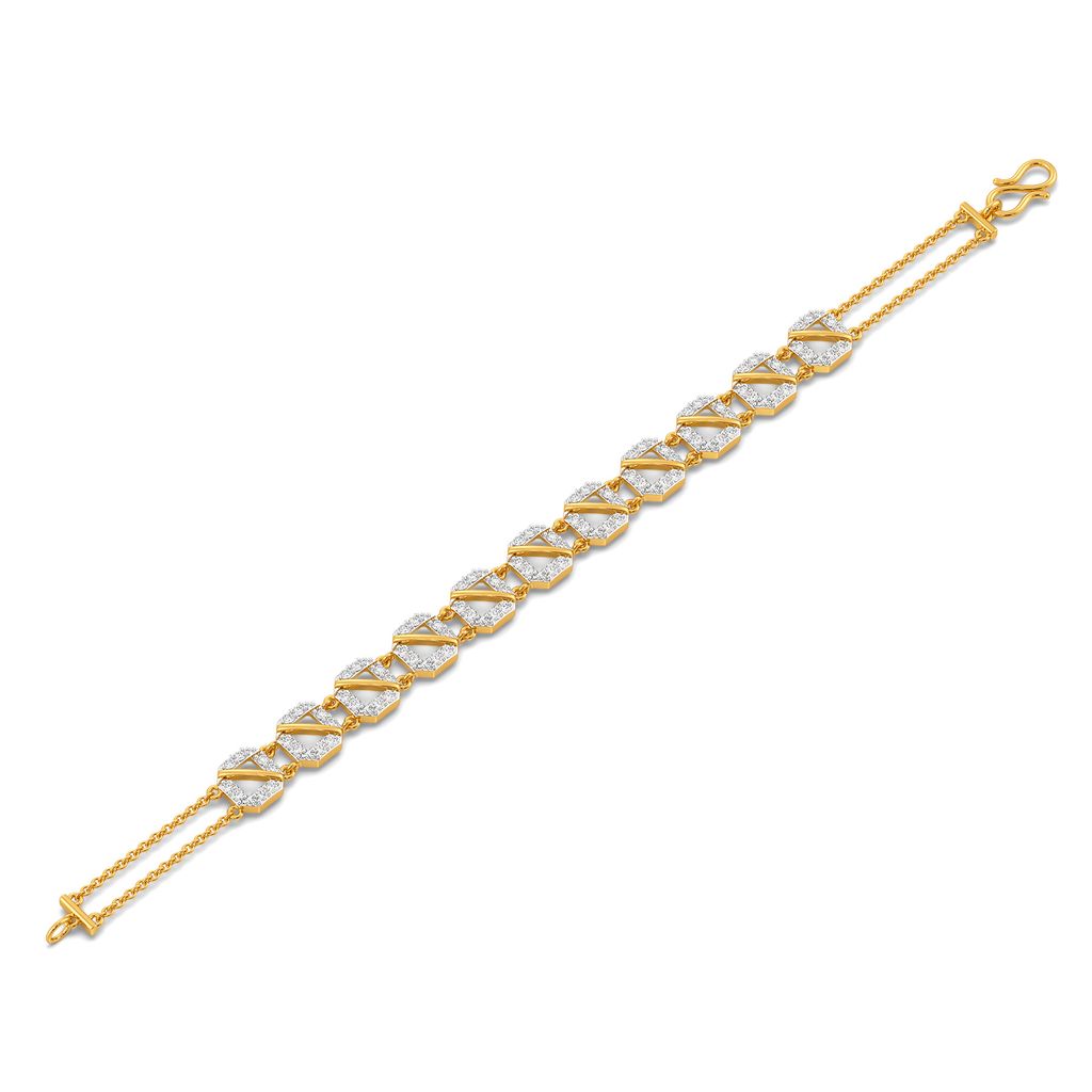 Track Suit Up Diamond Bracelets