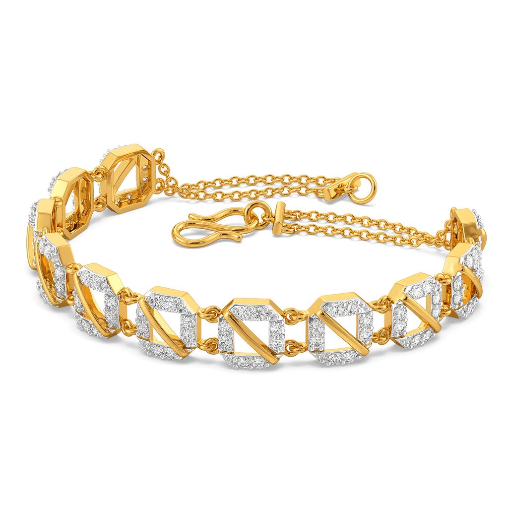 Track Suit Up Diamond Bracelets